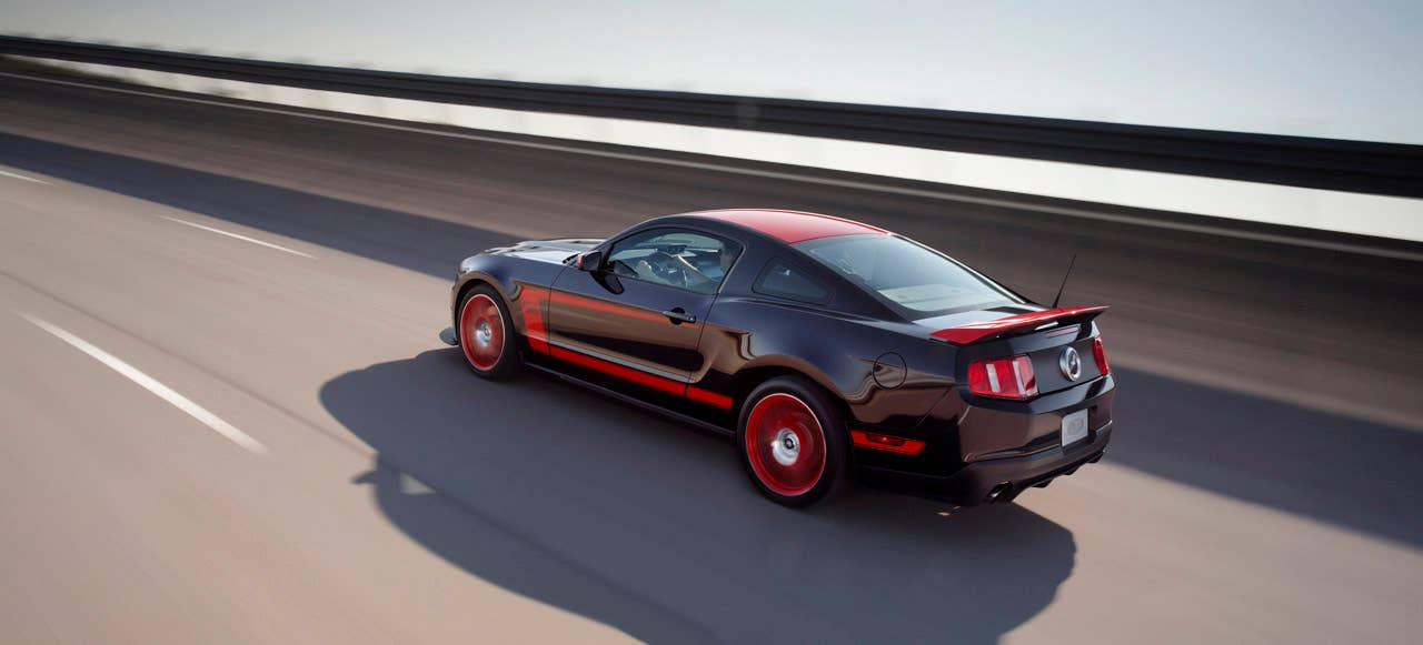 2012 Mustang Boss 302 Laguna Seca: The limited-edition 2012 Mustang Boss 302 Laguna Seca takes the Boss spirit even further, resulting in a race-ready version of the Mustang. (08/13/2010)