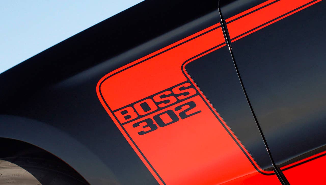 2012 Ford Mustang Boss 302 Laguna Seca: The limited-edition 2012 Mustang Boss 302 Laguna Seca takes the Boss spirit even further, resulting in a race-ready version of the Mustang. (08/13/2010)