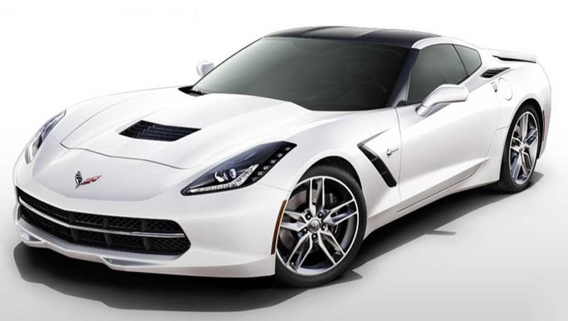 Arctic White with chrome wheels