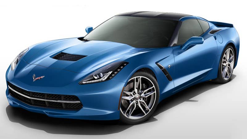 Laguna Blue Tintcoat with chrome wheels