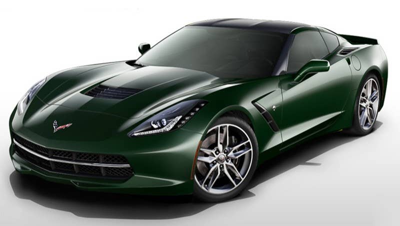 Lime Rock Green with chrome wheels