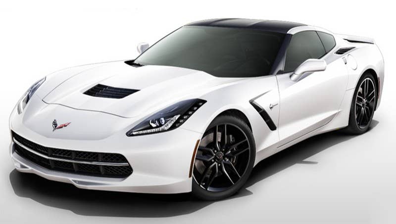 Arctic White with black wheels