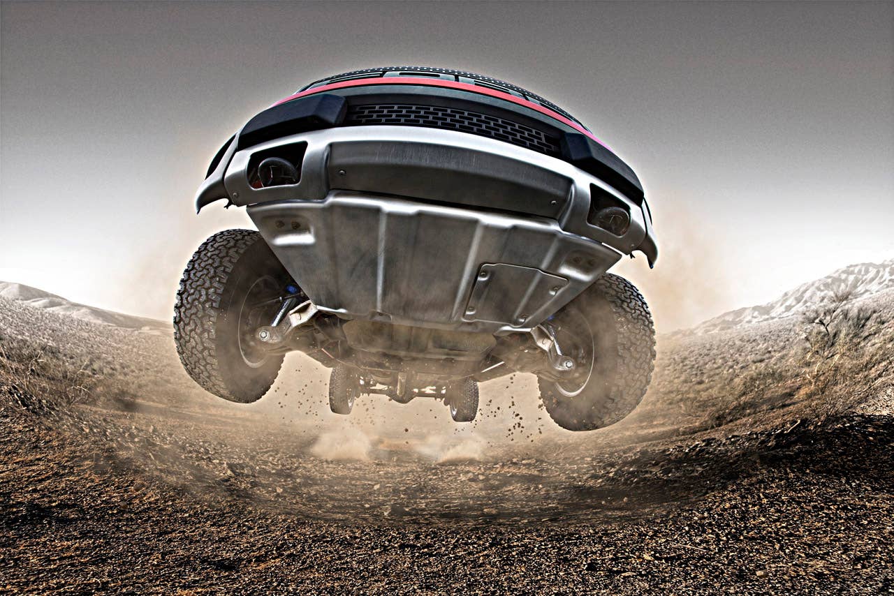 2010 F-150 SVT Raptor: Ford's Special Vehicle Team (SVT) taps into growing off-road enthusiast market and builds on the solid foundation of the new Ford F-150 to deliver the ultimate off-road performance truck - the 2010 Ford F-150 SVT Raptor. (8/14/09)