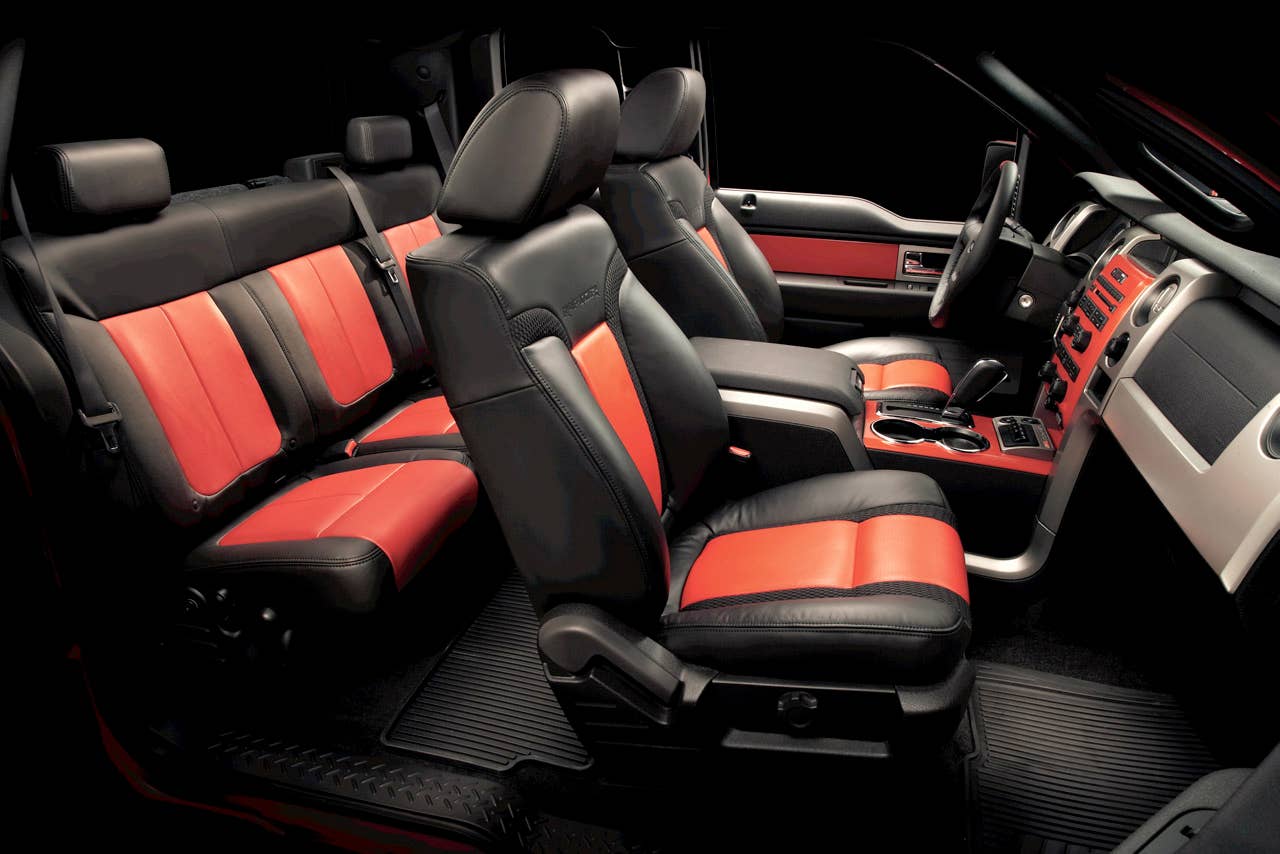 2010 F-150 SVT Raptor: Ford's Special Vehicle Team (SVT) taps into growing off-road enthusiast market and builds on the solid foundation of the new Ford F-150 to deliver the ultimate off-road performance truck - the 2010 Ford F-150 SVT Raptor. (8/14/09)