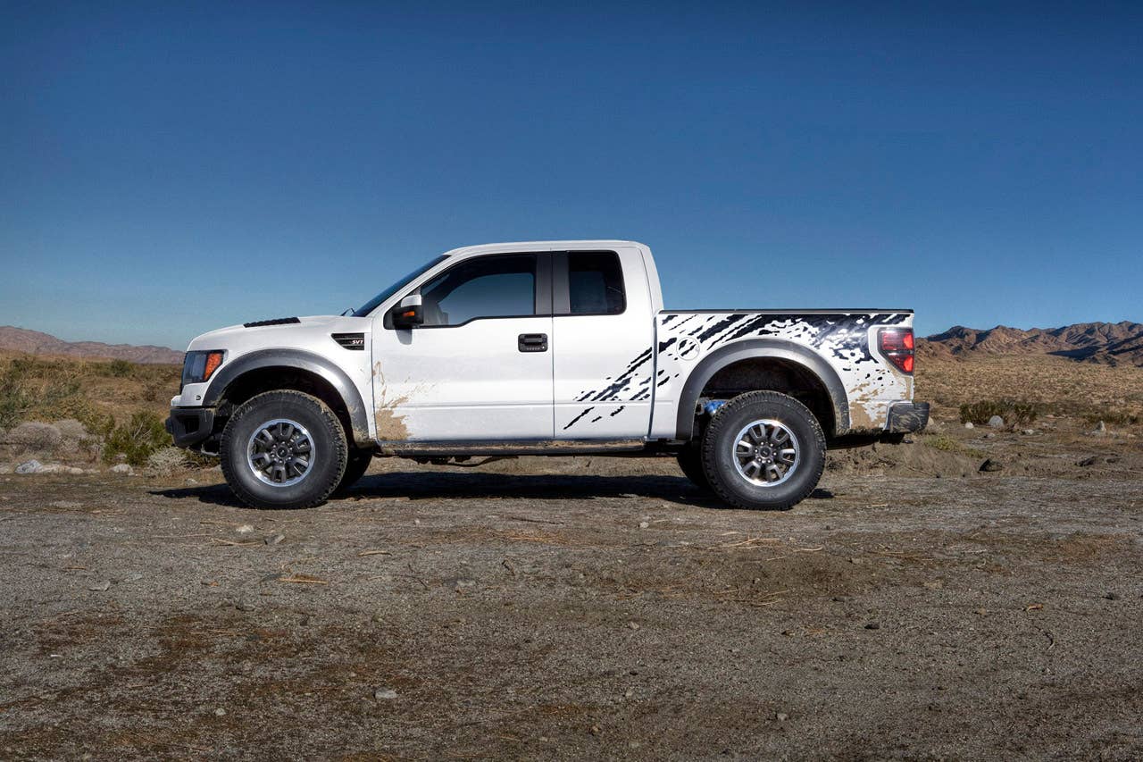 2010 F-150 SVT Raptor: Ford's Special Vehicle Team (SVT) taps into growing off-road enthusiast market and builds on the solid foundation of the new Ford F-150 to deliver the ultimate off-road performance truck - the 2010 Ford F-150 SVT Raptor. (8/14/09)