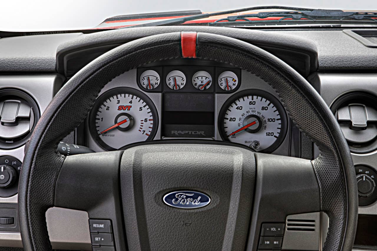 2010 F-150 SVT Raptor: Ford's Special Vehicle Team (SVT) taps into growing off-road enthusiast market and builds on the solid foundation of the new Ford F-150 to deliver the ultimate off-road performance truck - the 2010 Ford F-150 SVT Raptor. (8/14/09)