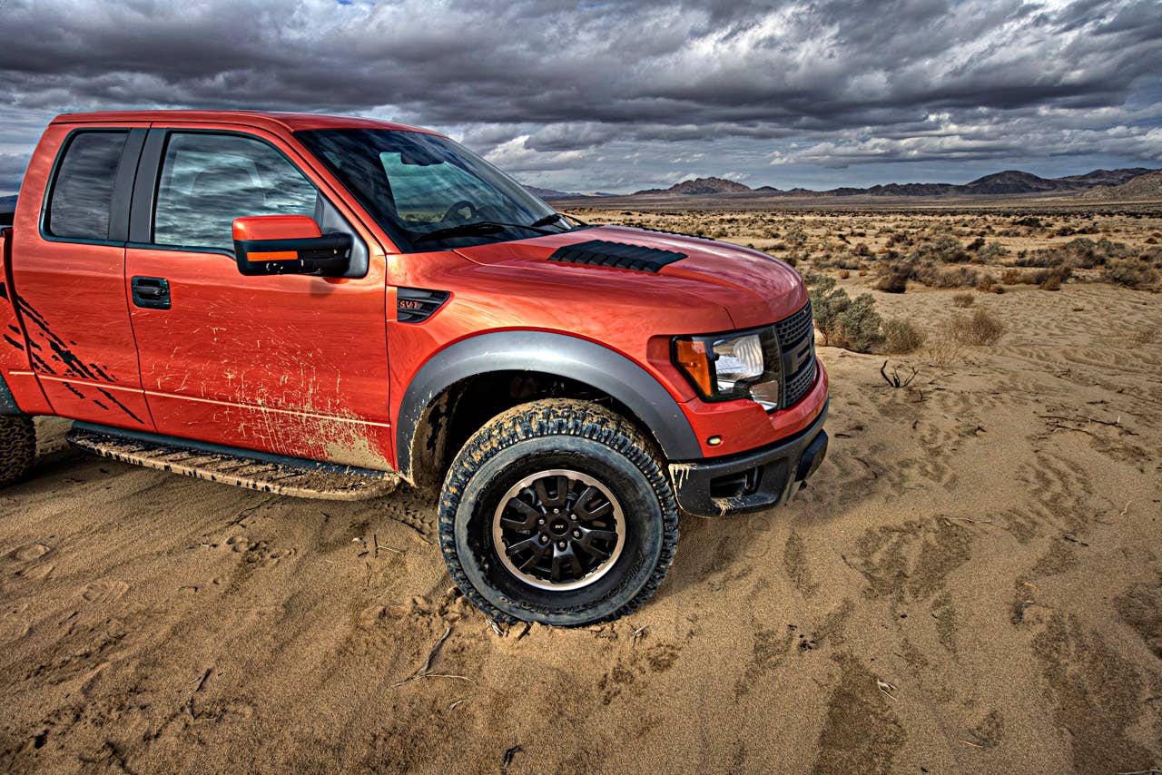 2010 F-150 SVT Raptor: Ford's Special Vehicle Team (SVT) taps into growing off-road enthusiast market and builds on the solid foundation of the new Ford F-150 to deliver the ultimate off-road performance truck - the 2010 Ford F-150 SVT Raptor. (8/14/09)