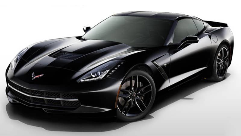 Black with black wheels