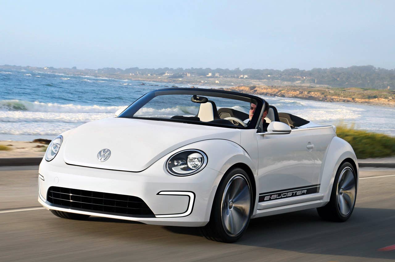 Volkswagen E-Bugster Concept driving