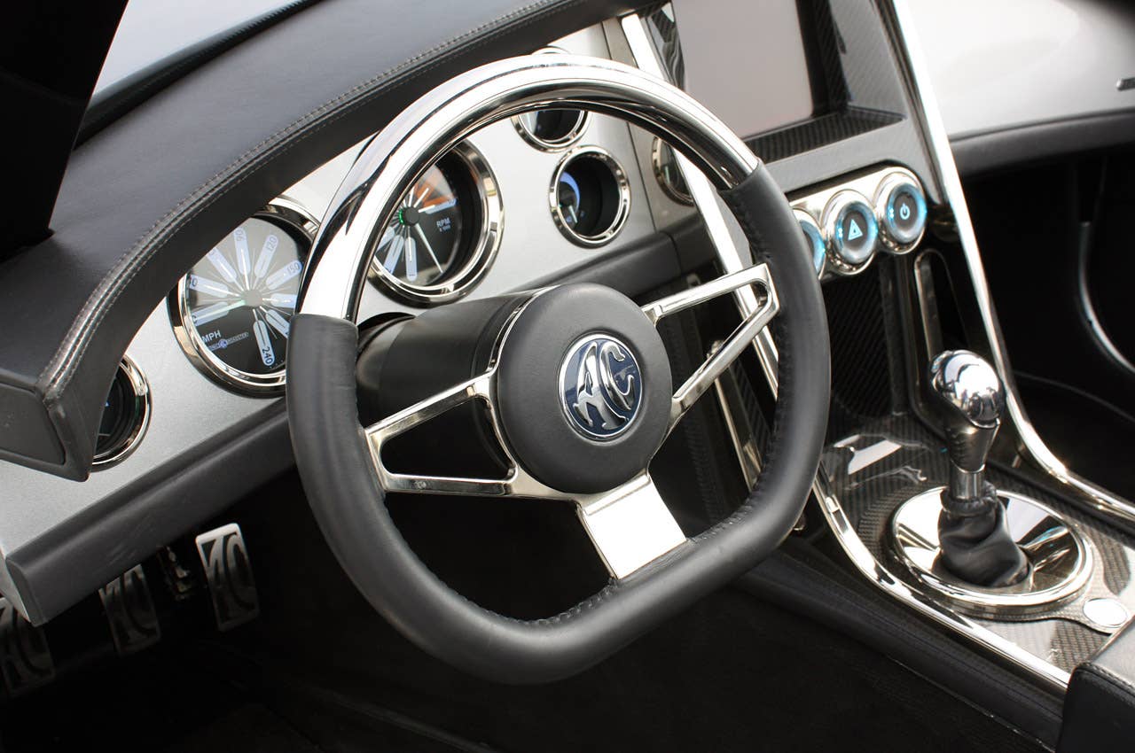 2012 Iconic AC Roadster steering wheel
