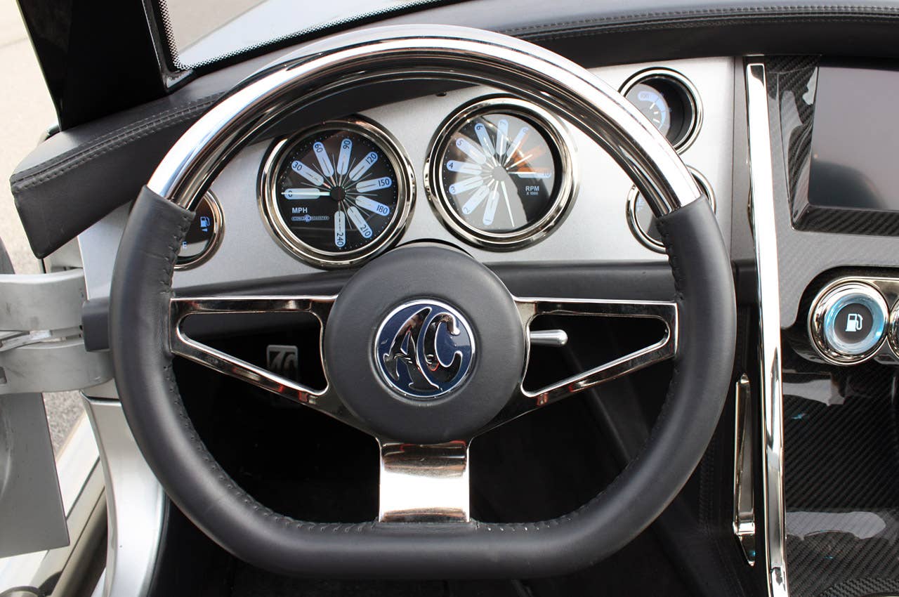 2012 Iconic AC Roadster steering wheel
