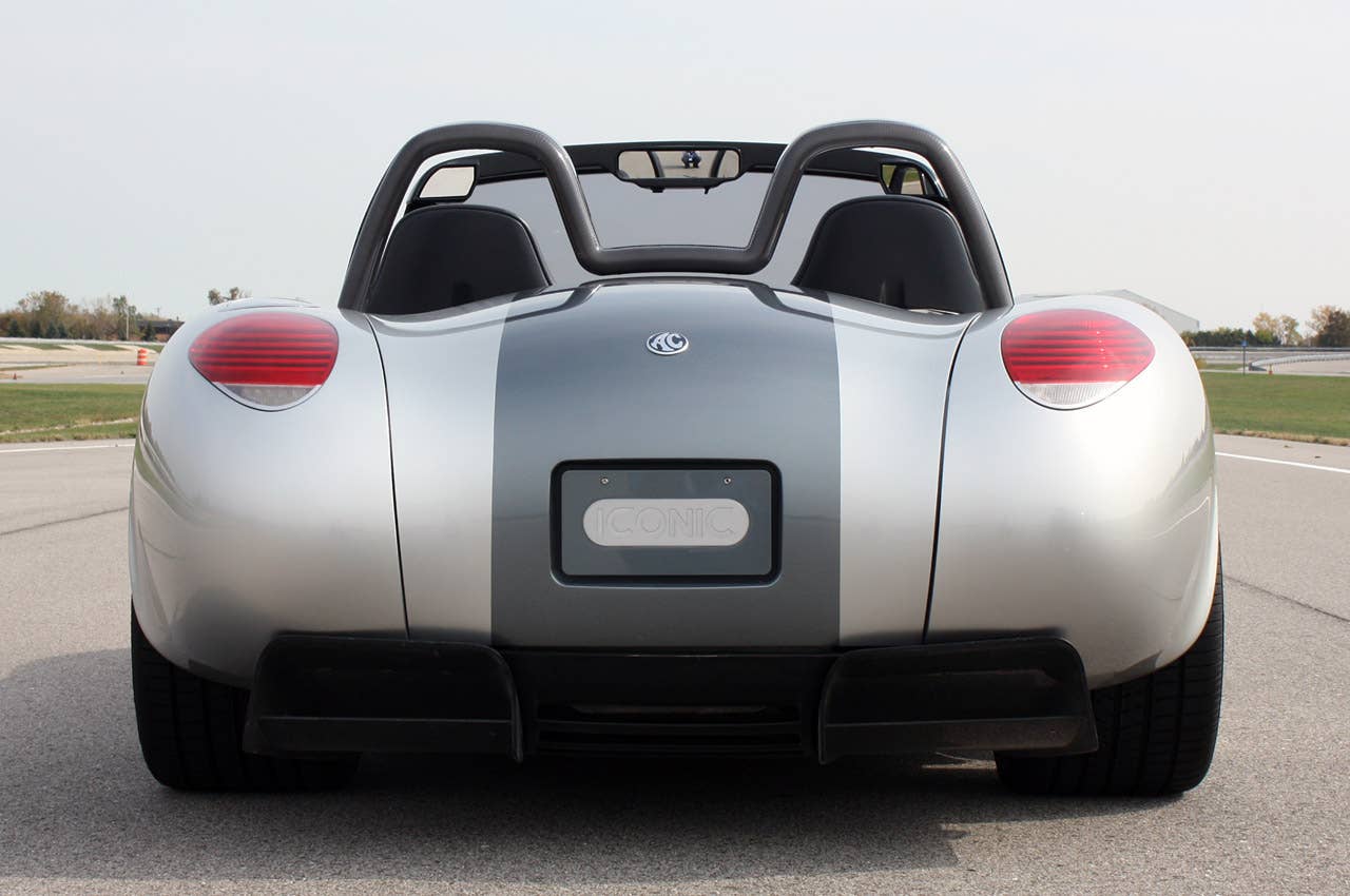2012 Iconic AC Roadster rear view