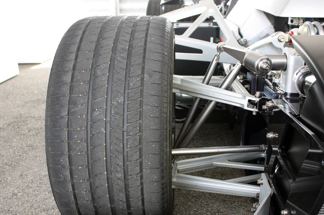 2012 Iconic AC Roadster rear suspension detail