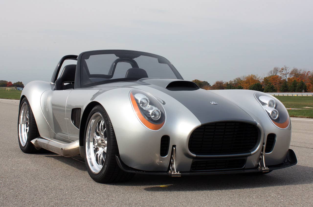 2012 Iconic AC Roadster front 3/4 view