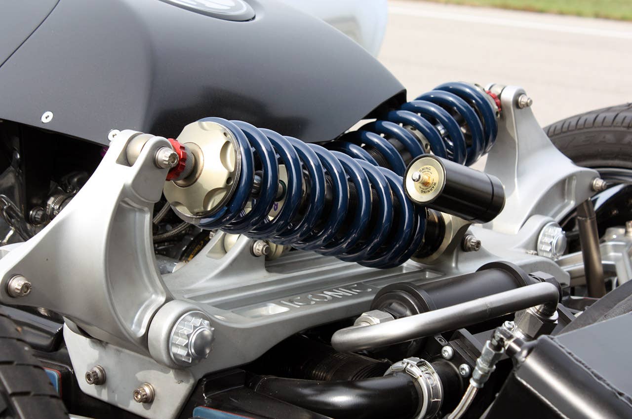 2012 Iconic AC Roadster rear suspension