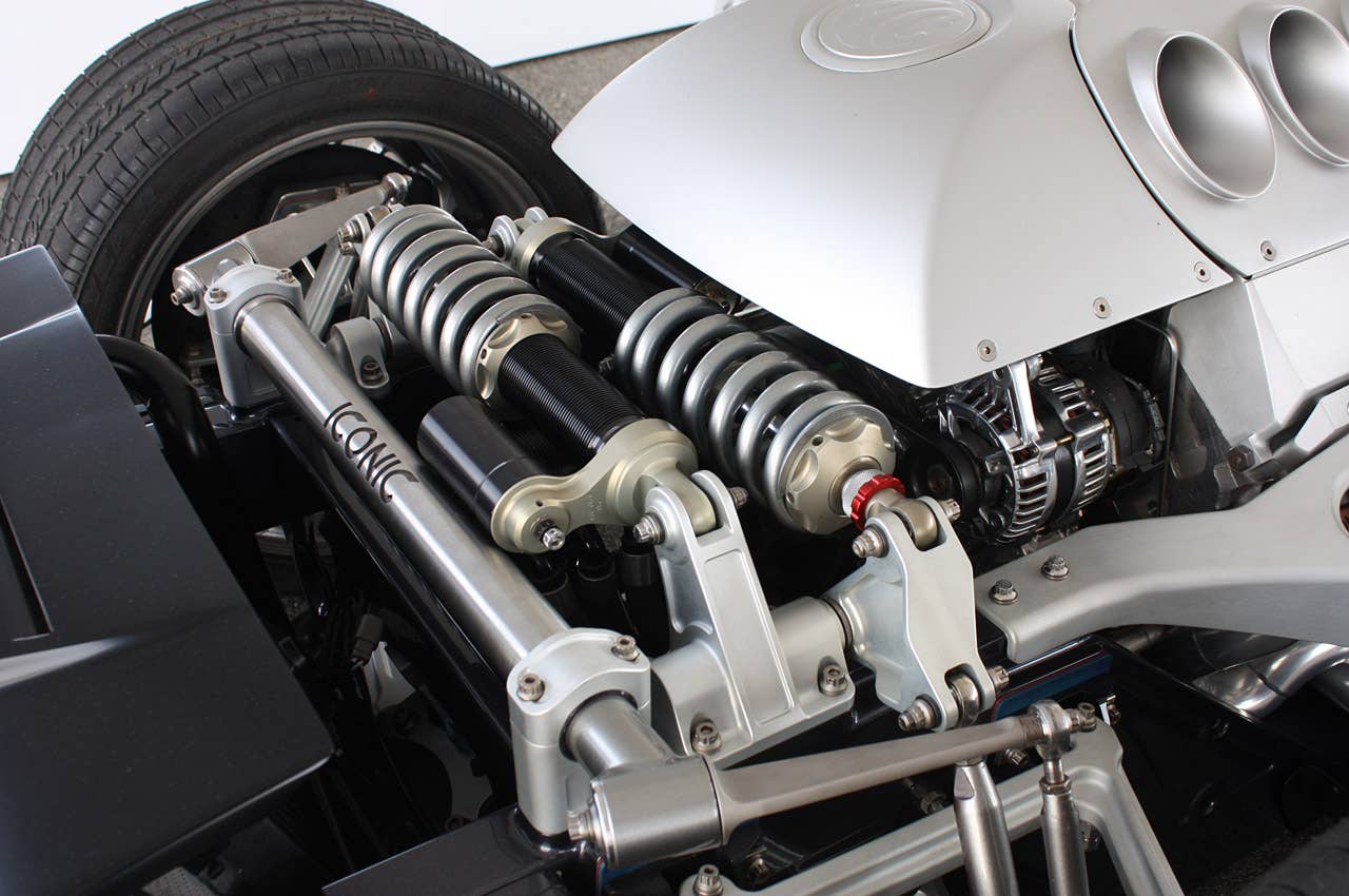 2012 Iconic AC Roadster rear suspension