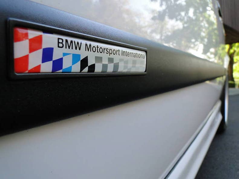 1995 BMW M3 CSL Lightweight badge