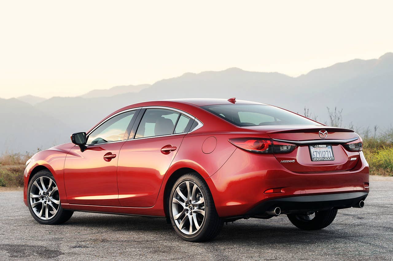 2014 Mazda6 rear 3/4 view