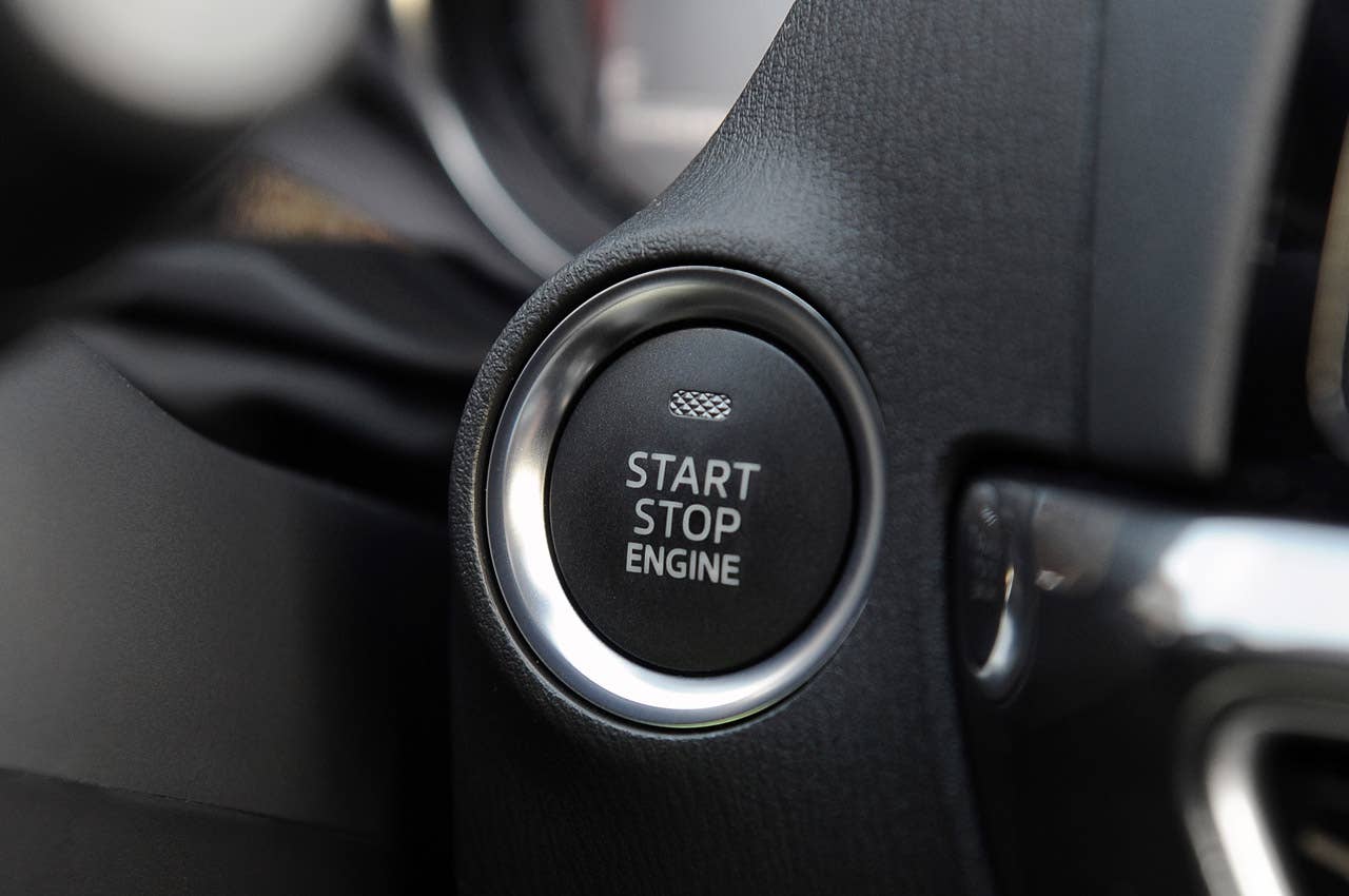 2014 Mazda6 start button