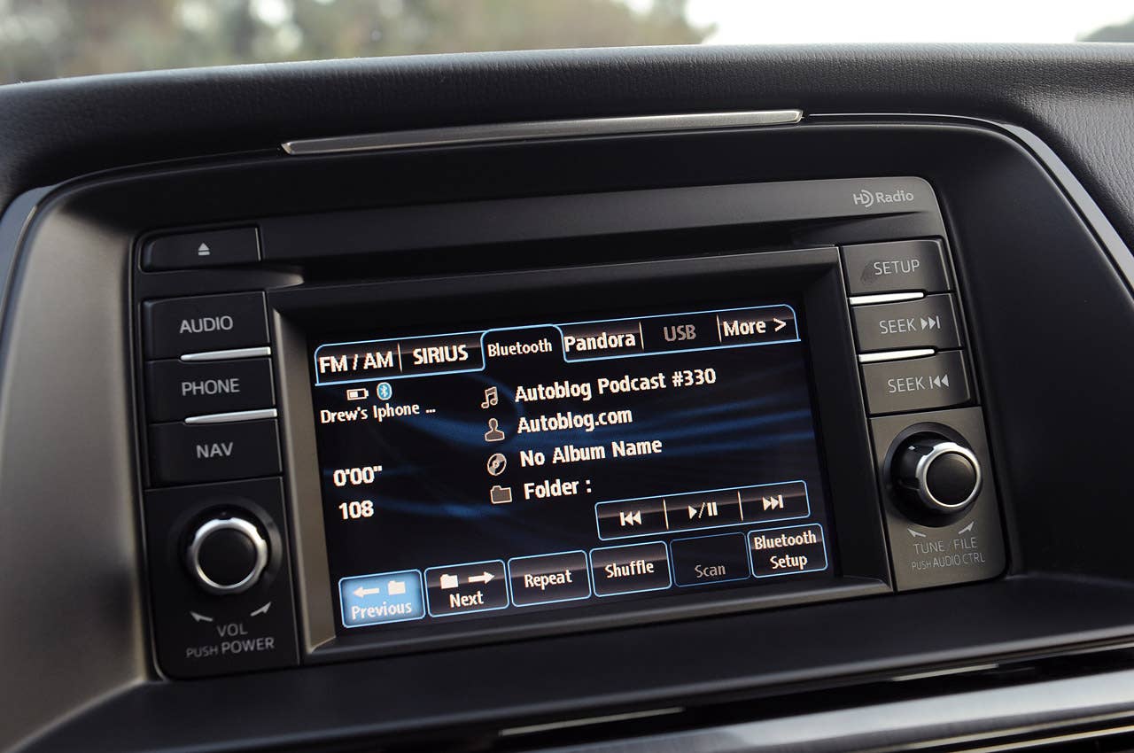 2014 Mazda6 audio system display