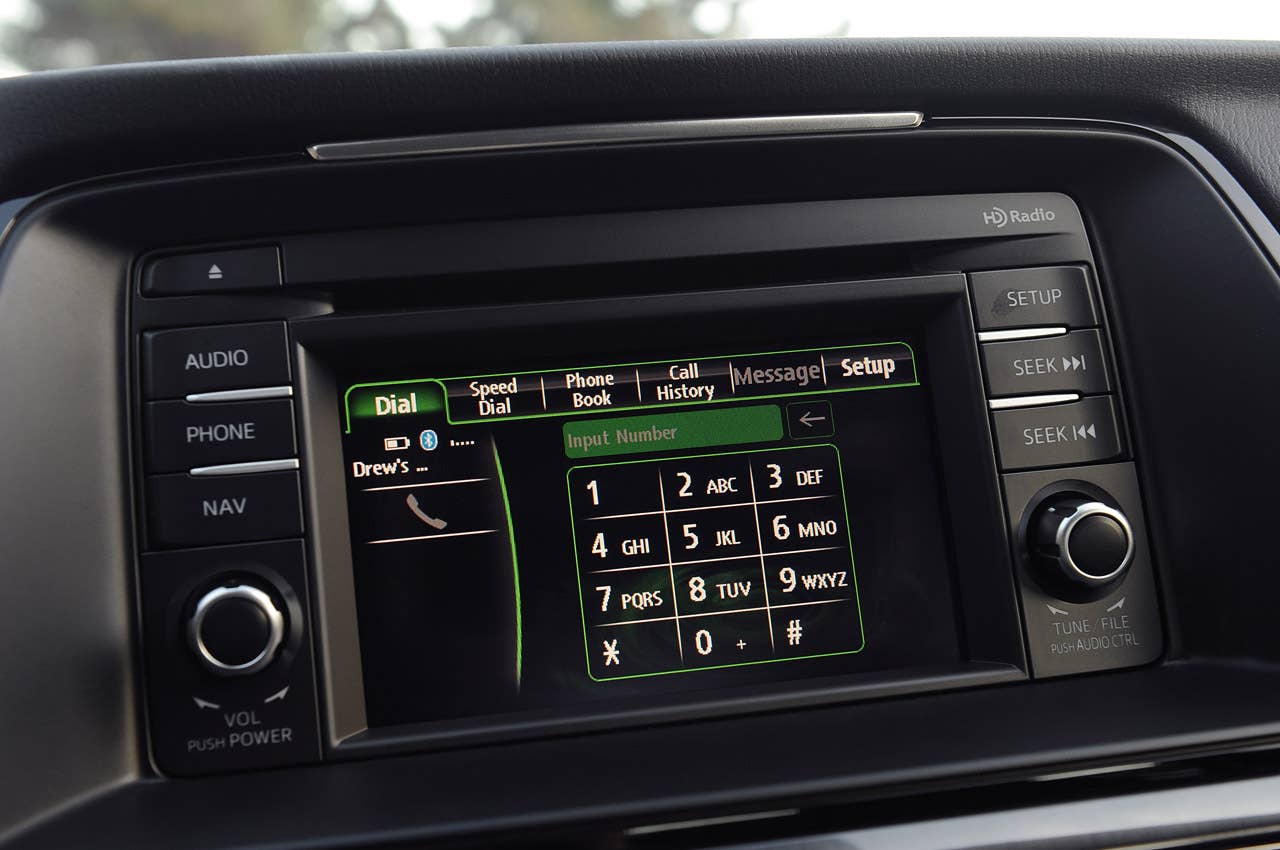 2014 Mazda6 phone display