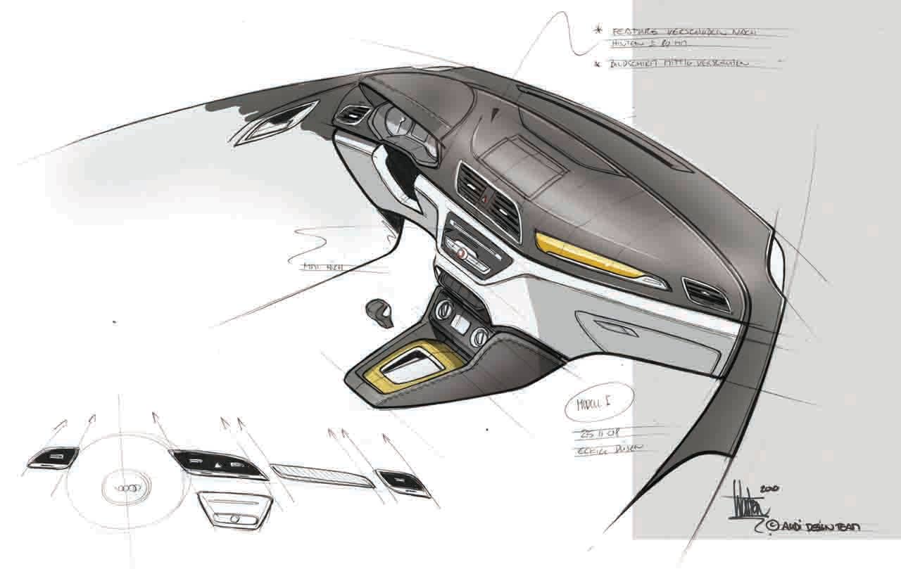 2011 Audi Q3 sketches