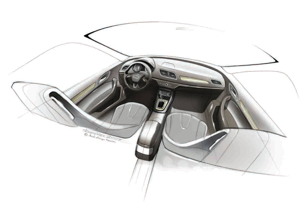 2011 Audi Q3 sketches