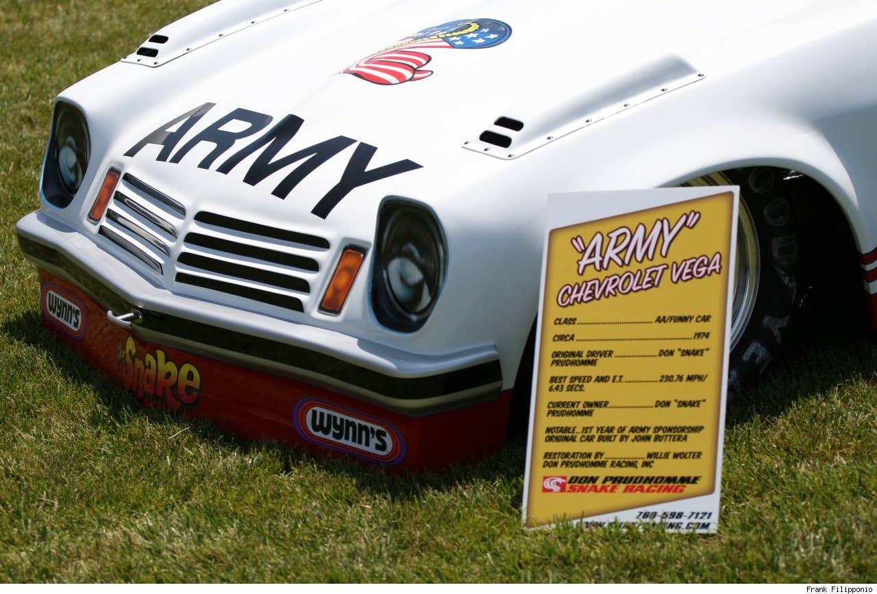 1974 Don Prudhomme Army Chevrolet Vega