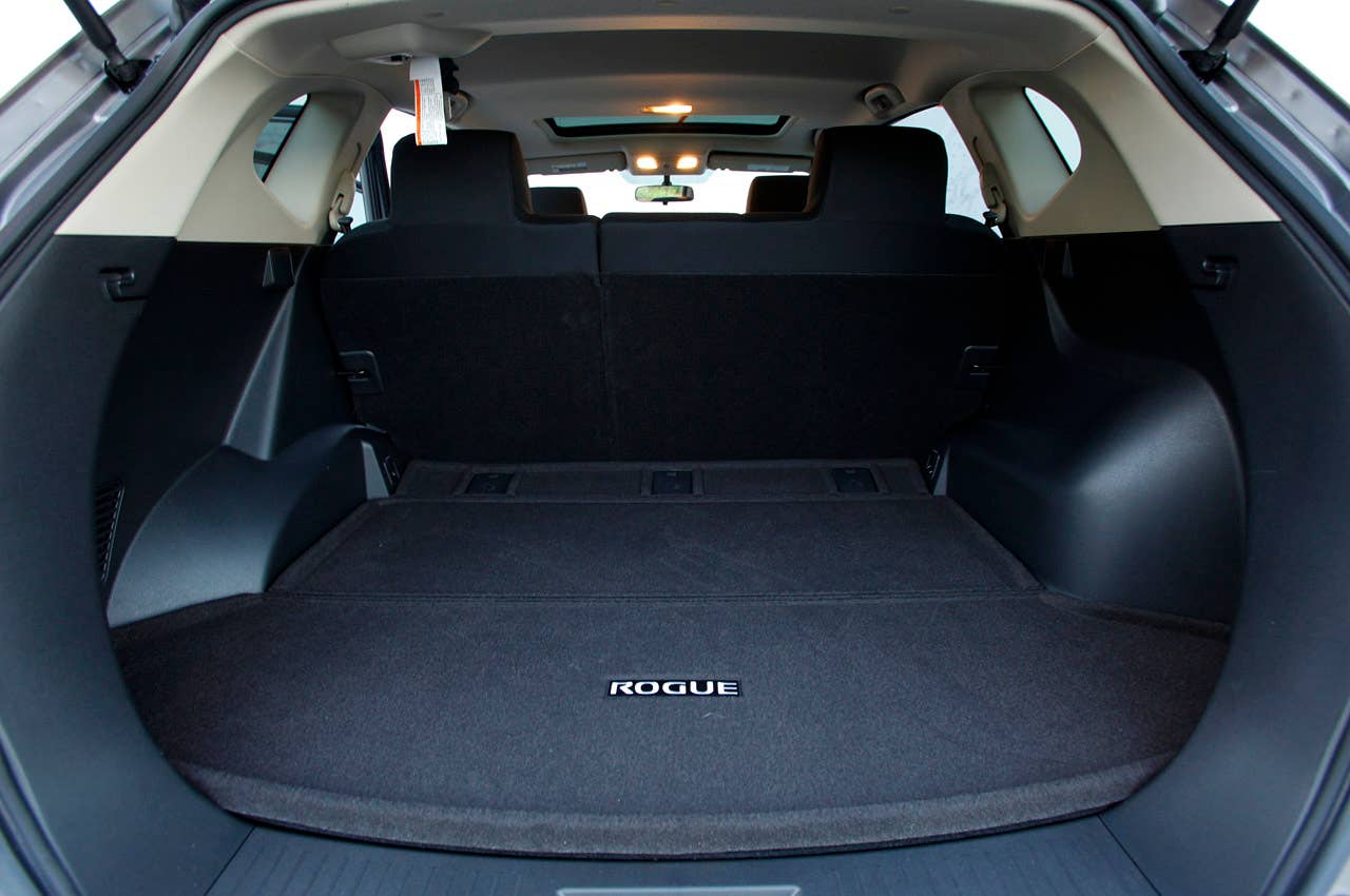 2011 Nissan Rogue rear cargo area