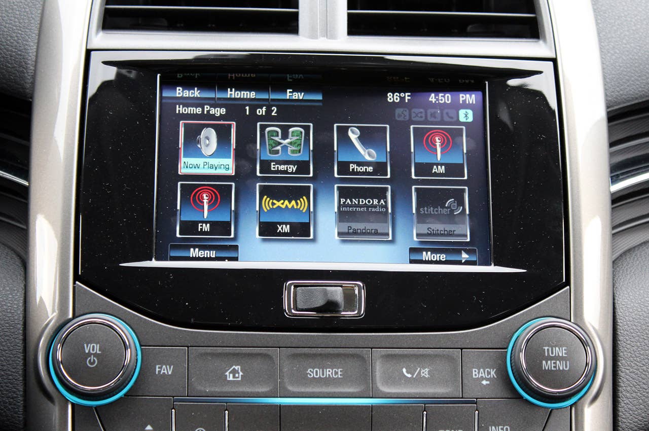 2013 Chevrolet Malibu Eco multimedia system
