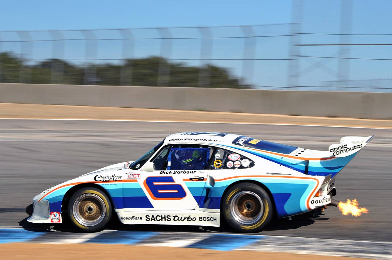 Rennsport Reunion IV  Article:Rennsport Reunion IV: 350 Porsches take to the track  Copyright 2011Drew Phillips / AOL