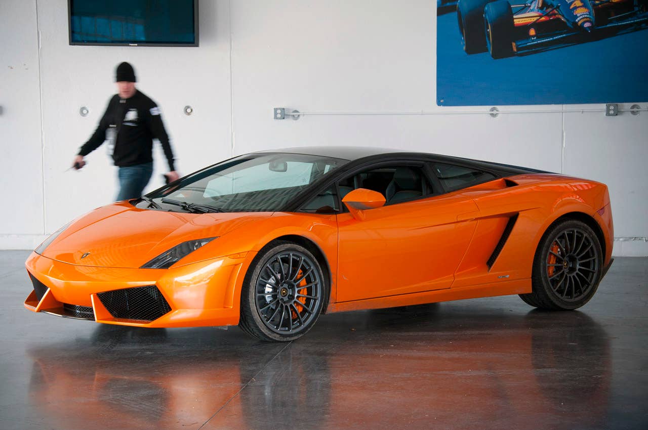 2011 Lamborghini Gallardo LP 550-2 Bicolore  Article:2011 Lamborghini Gallardo LP 570-4 Spyder Performante and LP 550-2 Bicolore Quick Spin  Copyright 2011 Michael Harley / AOL