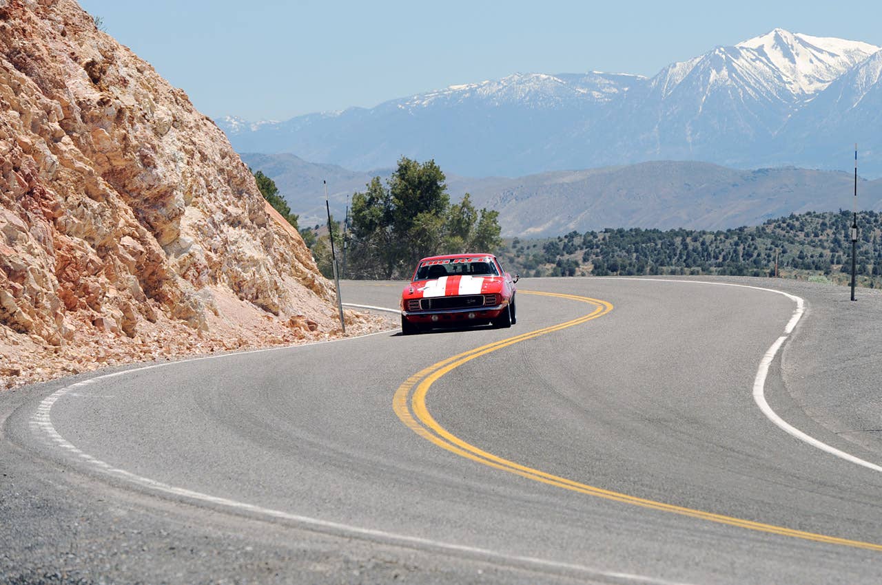 Big Red Camaro at the 2011 Spectre 341 Challenge  Article:Spectre 341 Challenge returns for 2011 with more competitors, faster times  Copyright 2011Drew Phillips / AOL