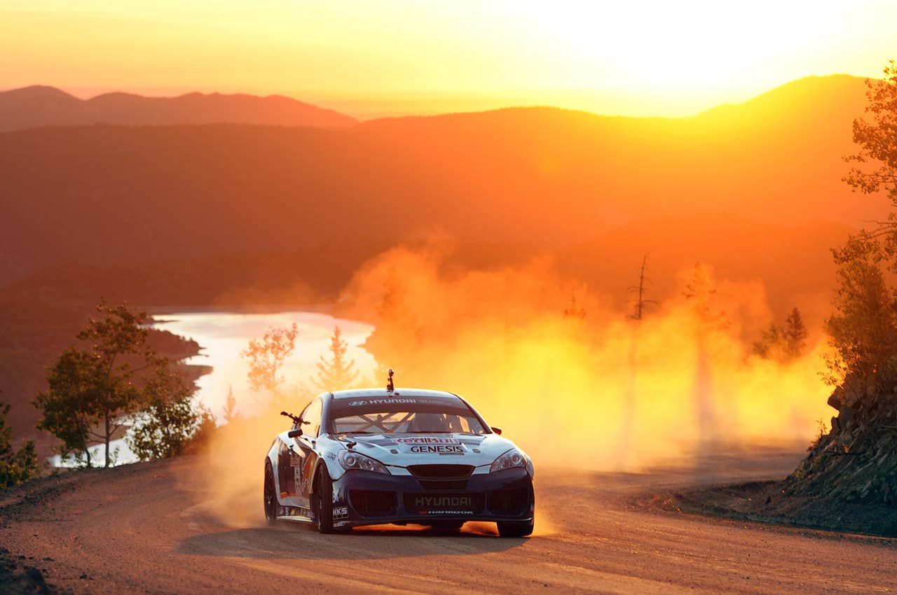 RMR Hyundai Genesis Coupe at the 2011 Pikes Peak Hill Climb Article:2011 Pikes Peak Hill Climb, Practice Day 3 sets the running order