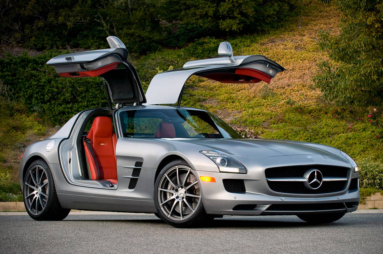 2011 Mercedes-Benz SLS AMG  Article:How kids see the wild SLS AMG supercar  Copyright 2011 Michael Harley / AOL