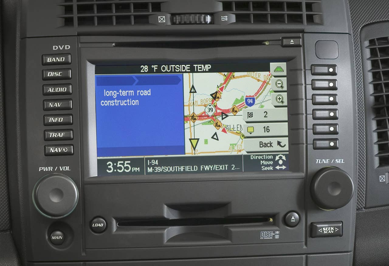 2006 Cadillac CTS navigation system