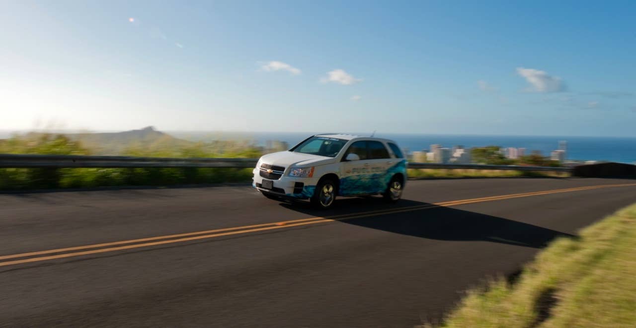 gm hydrogen fuel cell SUV in hawaii