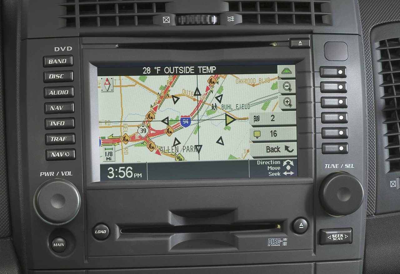 2006 Cadillac CTS navigation system