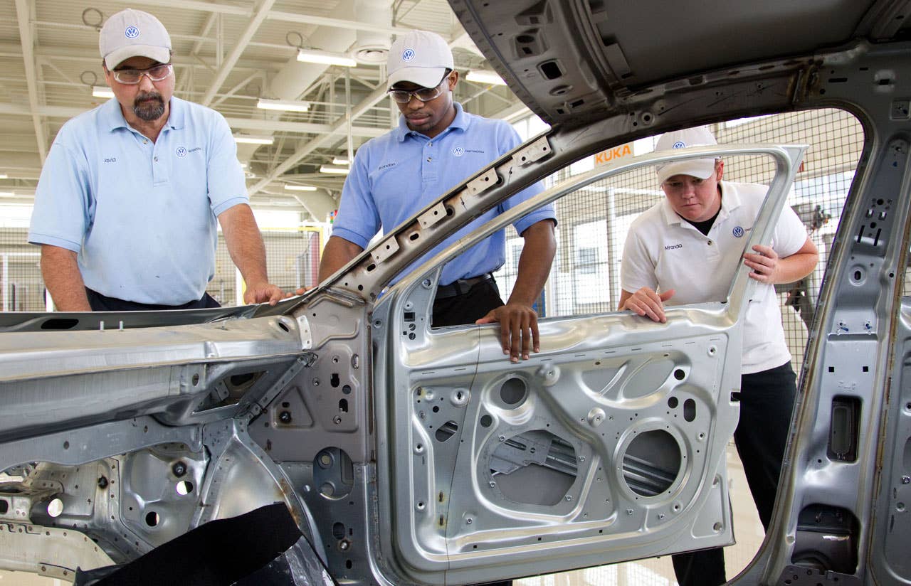 Volkswagen Group of America. Erffnung des Volkswagen Werkes im US-amerikanischen Chattanooga, Tennessee,  am Dienstag (24.05.2011). Photo: Friso Gentsch/Volkswagen