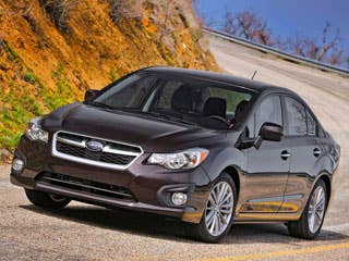 The 2012 redesign breathed new life into the all-wheel-drive Impreza. Both sedan and hatchback versions are good sensible cars, with nimble handling and a compliant, absorbent ride that rivals some luxury sedans. Fuel economy is impressive for an AWD car. And the roomy interior, spacious rear seat, simple controls, and refreshingly good visibility make it easy to live with.  Research the Subaru Impreza Subaru Impreza Photos & Information Subaru Impreza Best Deals Subaru Impreza Local Dealer Price Quote