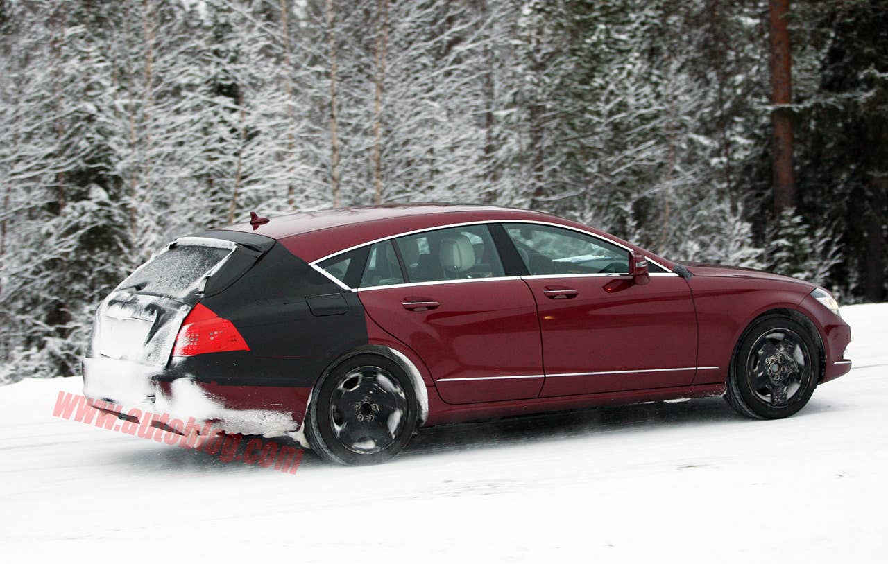 Mercedes-Benz CLS Shooting Brake spy shots