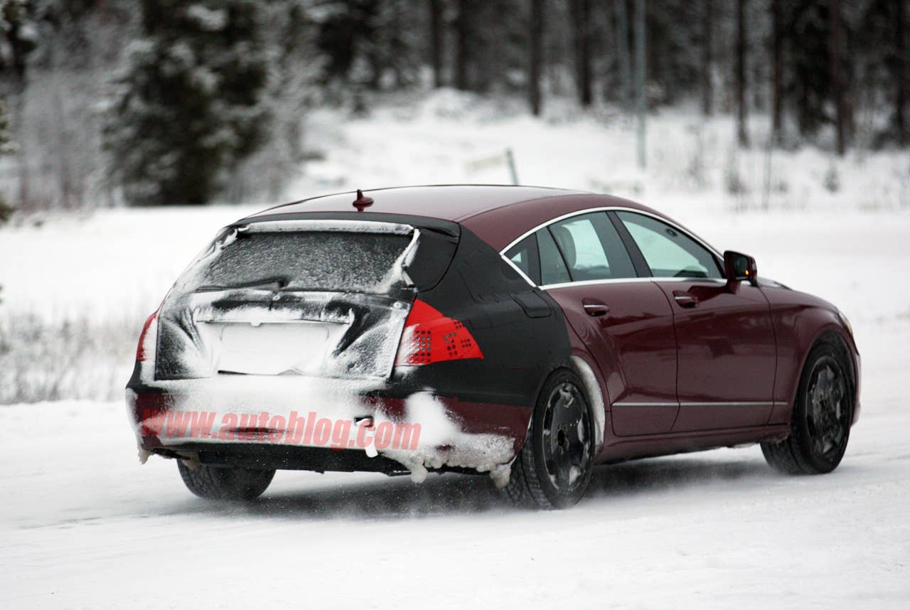 Mercedes-Benz CLS Shooting Brake spy shots