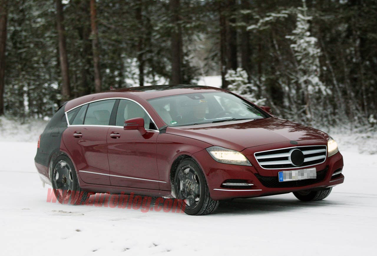 Mercedes-Benz CLS Shooting Brake spy shots