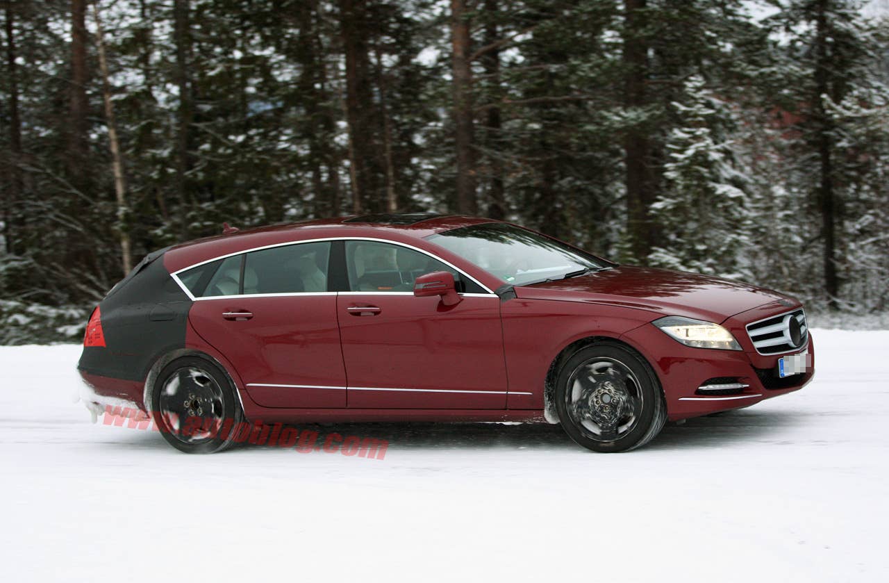 Mercedes-Benz CLS Shooting Brake spy shots