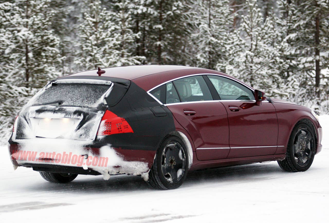 Mercedes-Benz CLS Shooting Brake spy shots