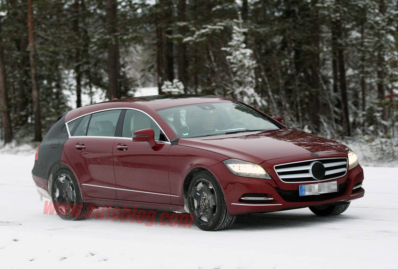 Mercedes-Benz CLS Shooting Brake spy shots