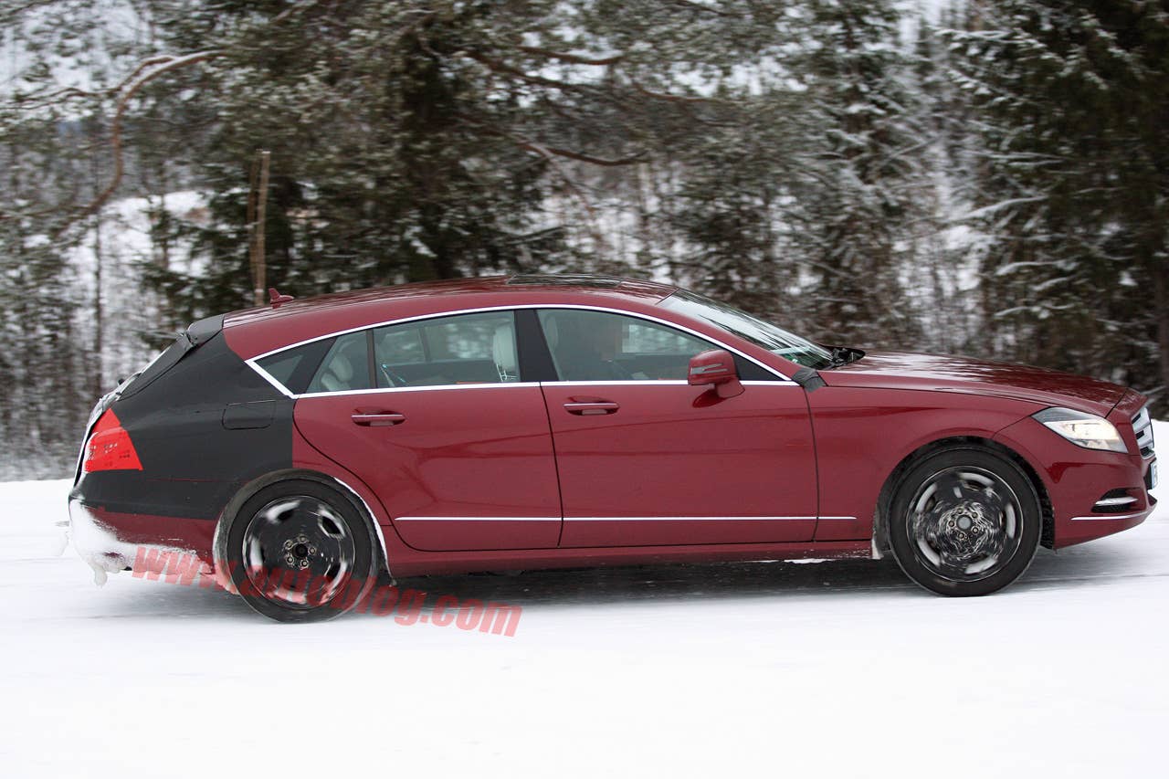 Mercedes-Benz CLS Shooting Brake spy shots