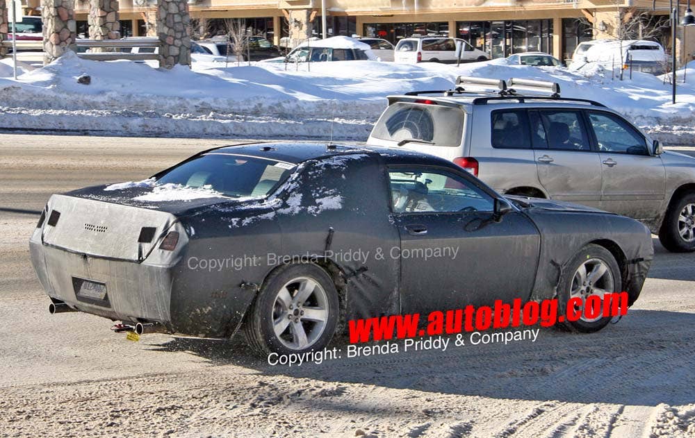 New Dodge Challenger spy shots (1/10/08)