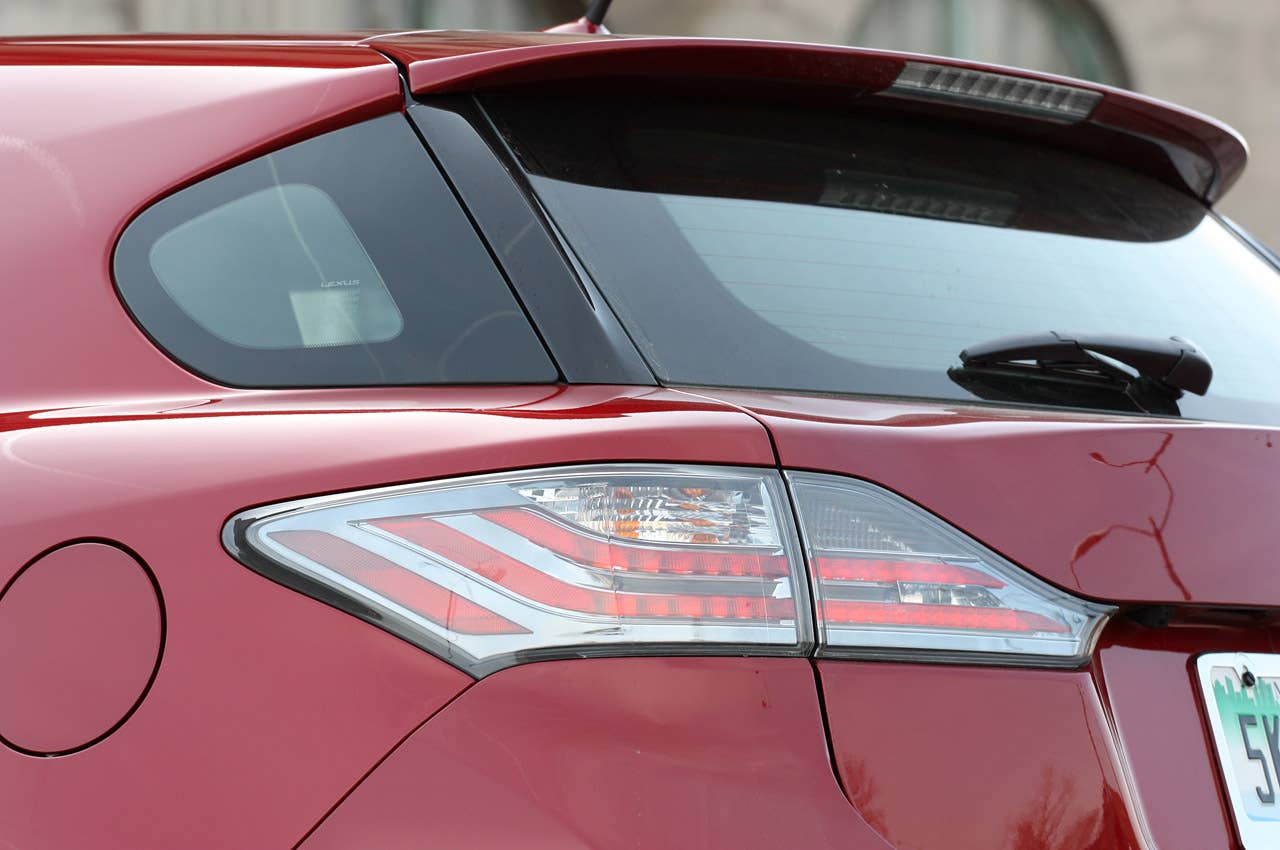 2011 Lexus CT 200h rear detail