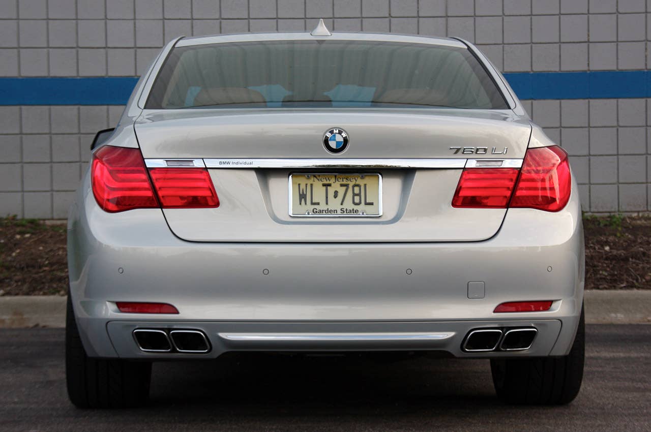 2010 BMW 760Li rear view